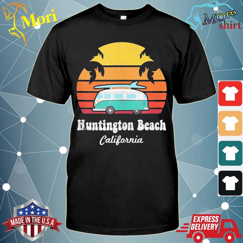 Huntington beach souvenir retro California men women clothes shirt