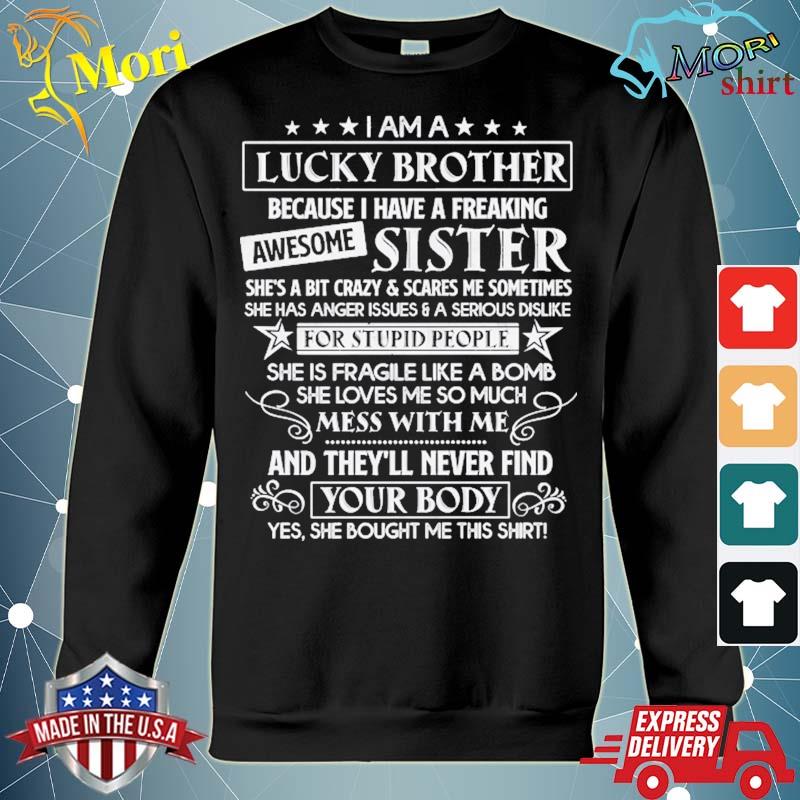 i am a lucky brother shirt