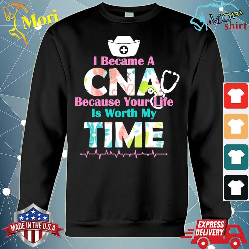 I became a cna proud nurse nursing saying quote gift s hoodie