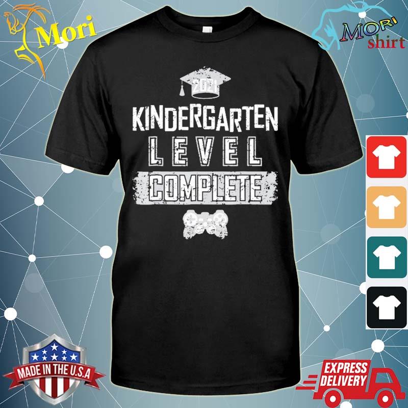 Kindergarten Level Complete Funny Grad Fun Graduation Shirt Hoodie Sweater Long Sleeve And Tank Top