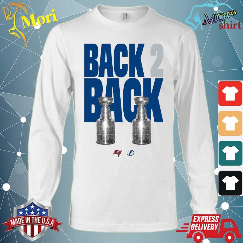 Back 2 Back Champions Lightning And Buccaneers 21 Shirt Hoodie Sweater Long Sleeve And Tank Top