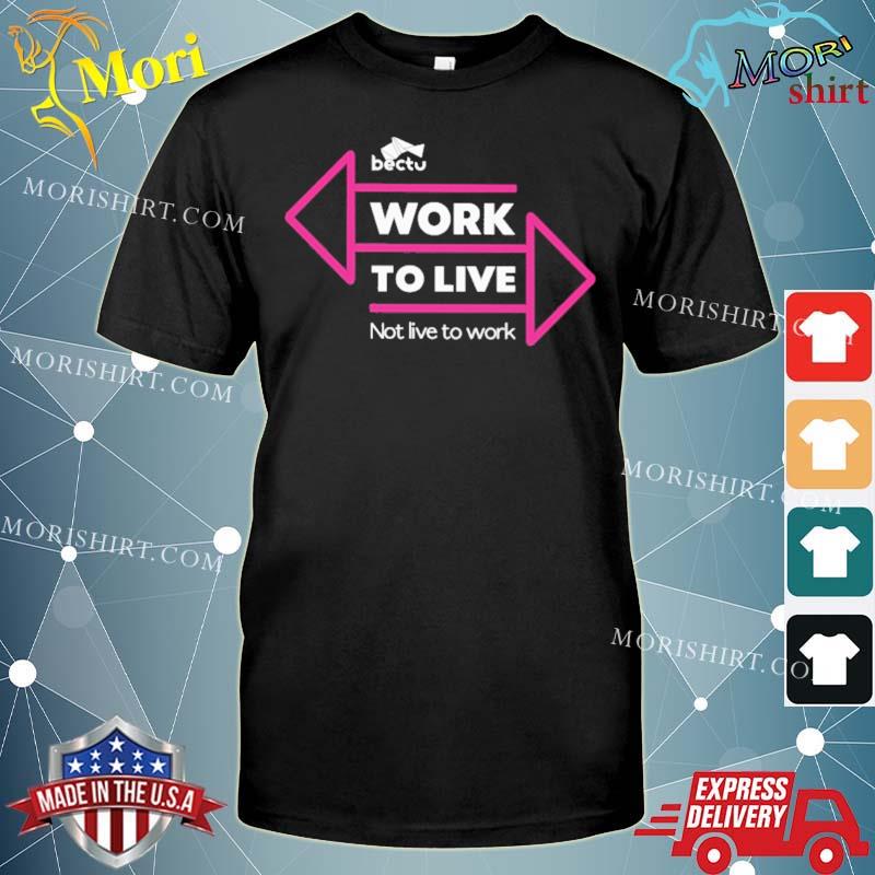 Samuel L Jackson Wearing Work To Live Not Live To Work Shirt