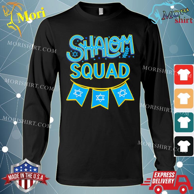 Shalom Squad Temple, Jewish Membership Committee, Shalom T-Shirt Long Sleeve