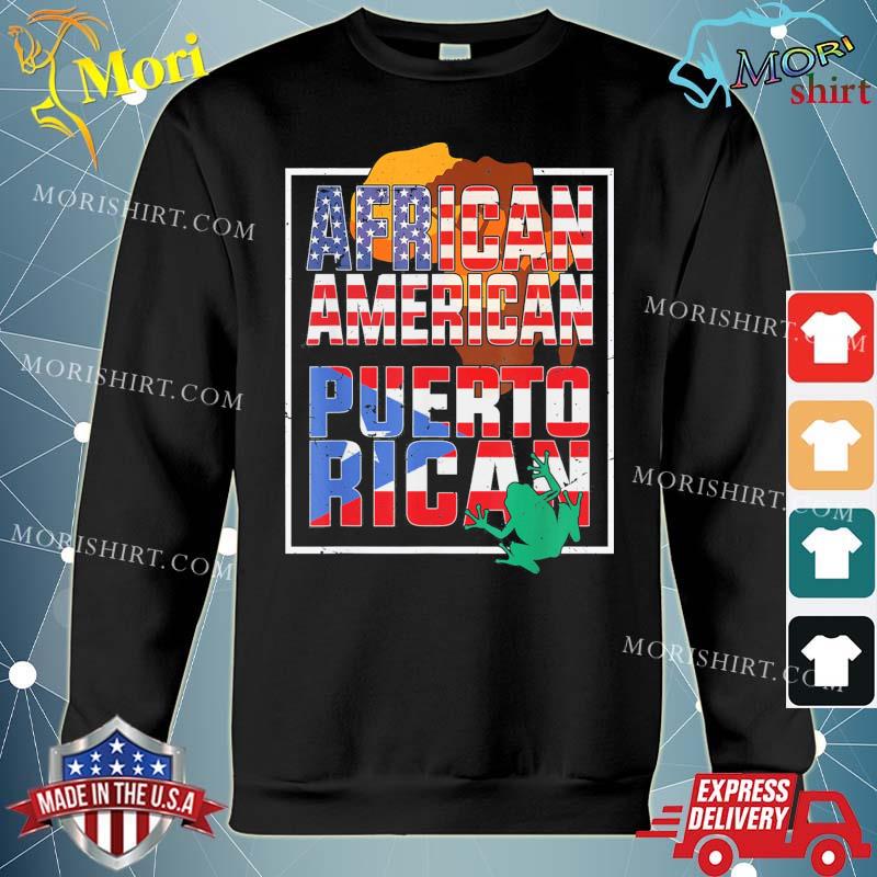African American And Puerto Rican Flag American Puerto Rican T-s hoodie