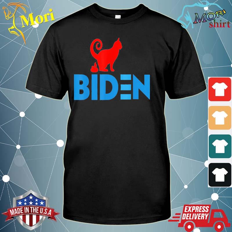 My Cat Hates Joe Biden I Love My Cat Anti Joe Biden Tee Shirt