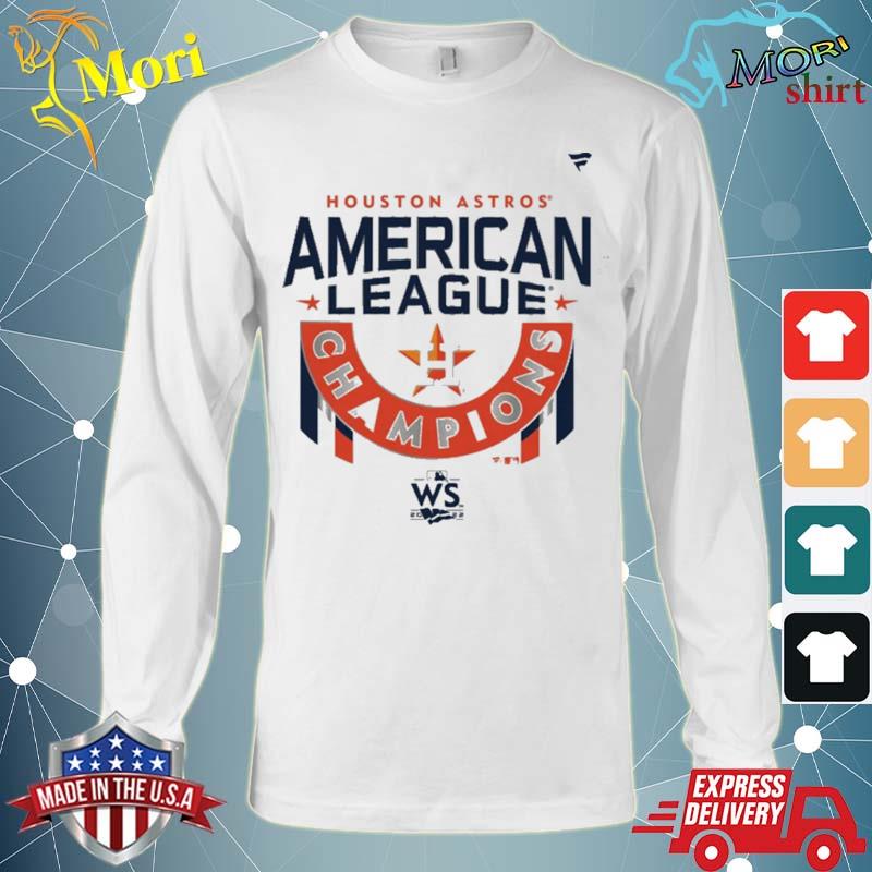 Official Houston Astros American League Champions Locker Room Twitter Tee Shirt Long Sleeve