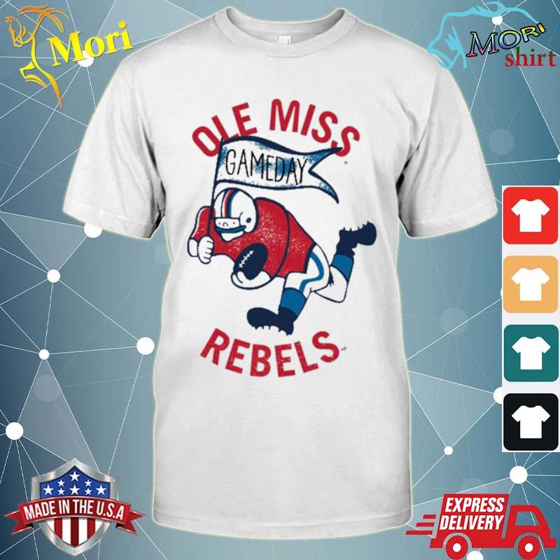 Ole Miss Gameday Rebels Retro Player Tee Shirt