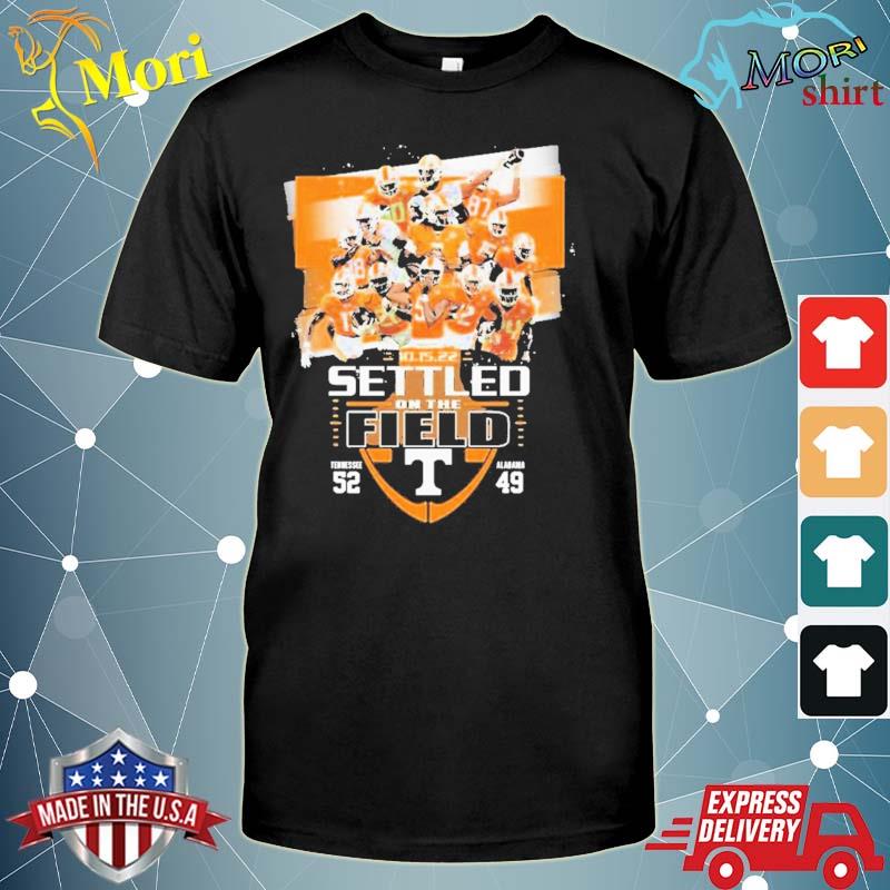 Tennessee Volunteers Champions 2022 Settled On The Field Tee Shirt